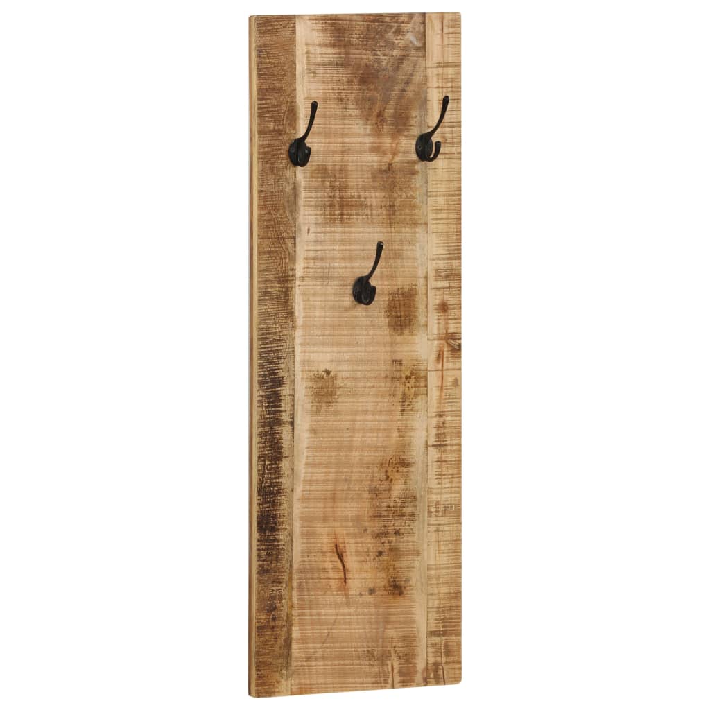 vidaXL Wall-Mounted Coat Racks 2 pcs 36x110x3 cm Solid Mango Wood