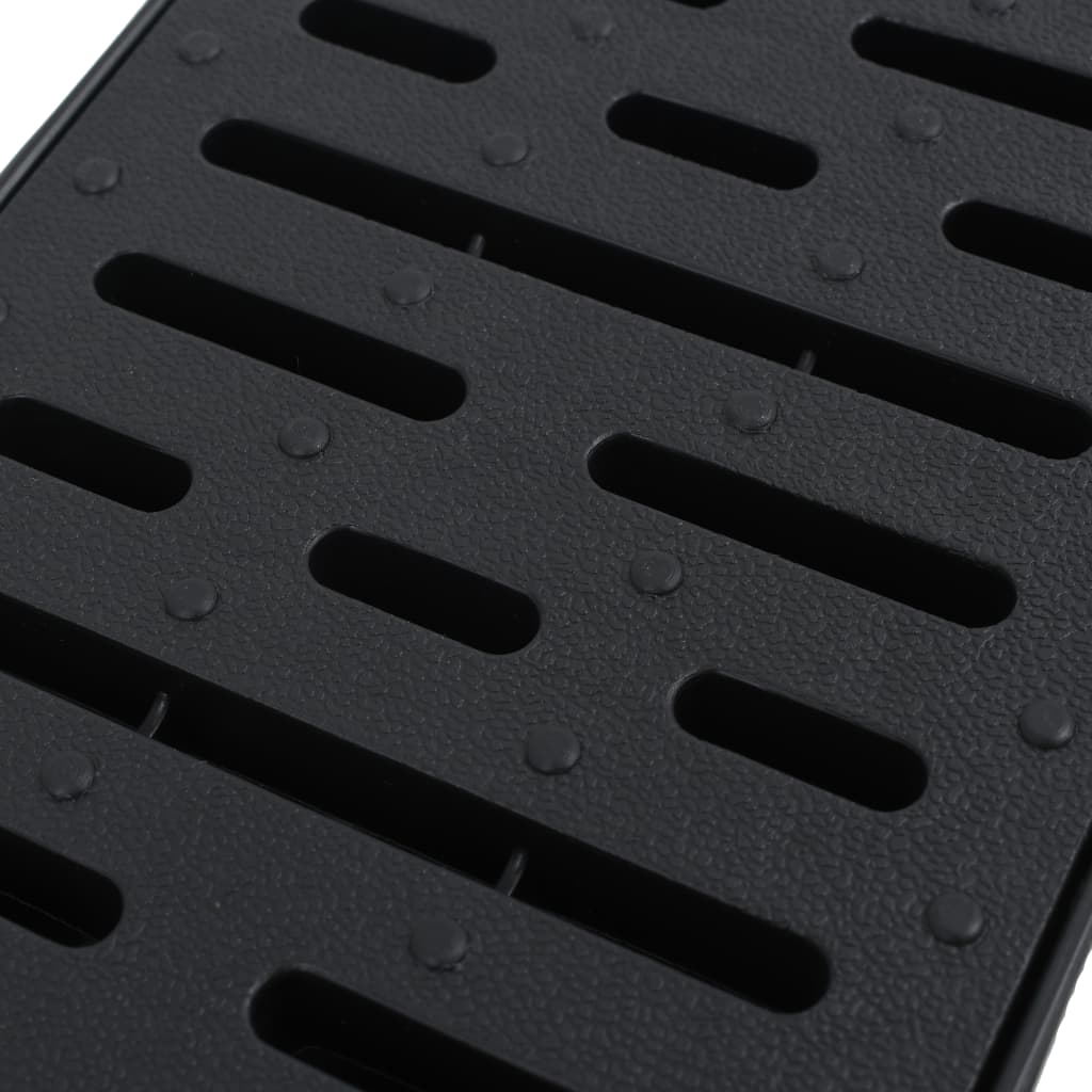 vidaXL Drain Channels 3 m Galvanized Steel 3 pcs