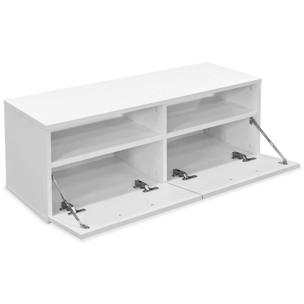 vidaXL TV Cabinets 2 pcs 95x35x36 cm Engineered Wood White