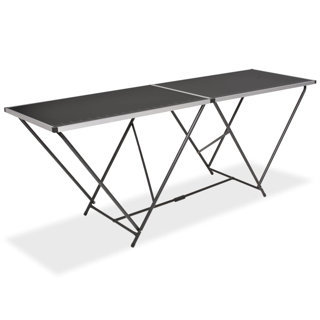 vidaXL Behangtafel inklapbaar 300x60x78 cm MDF en aluminium