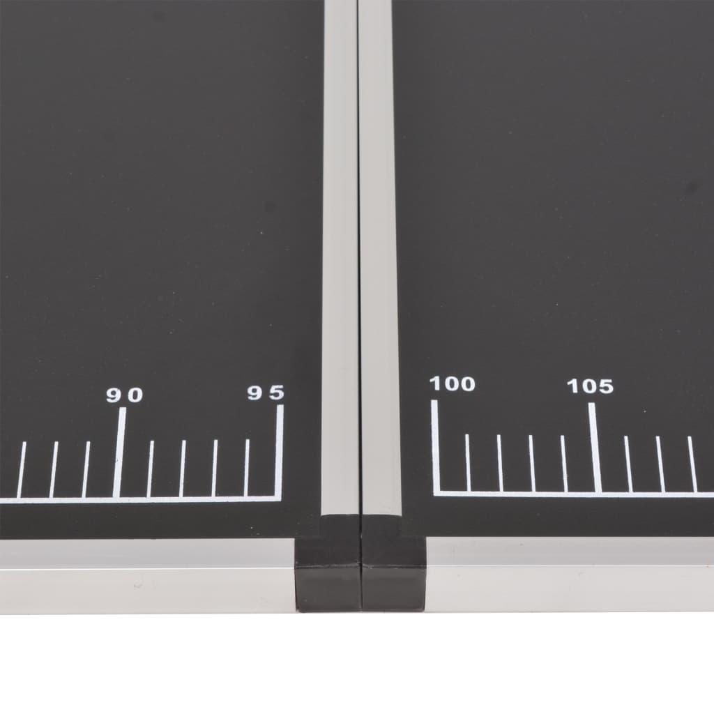 vidaXL Behangtafel inklapbaar 300x60x78 cm MDF en aluminium