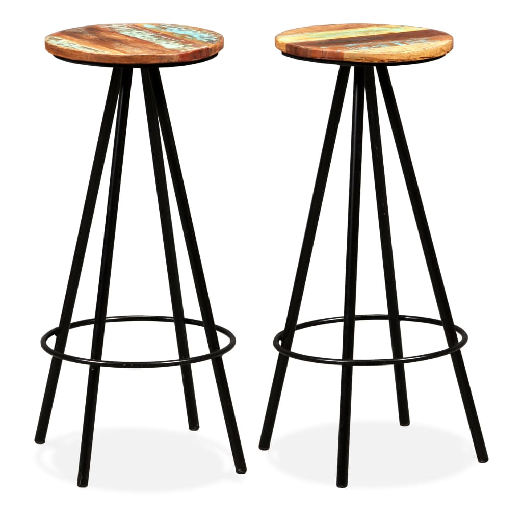 vidaXL Barset massief gerecycled hout 3-delig
