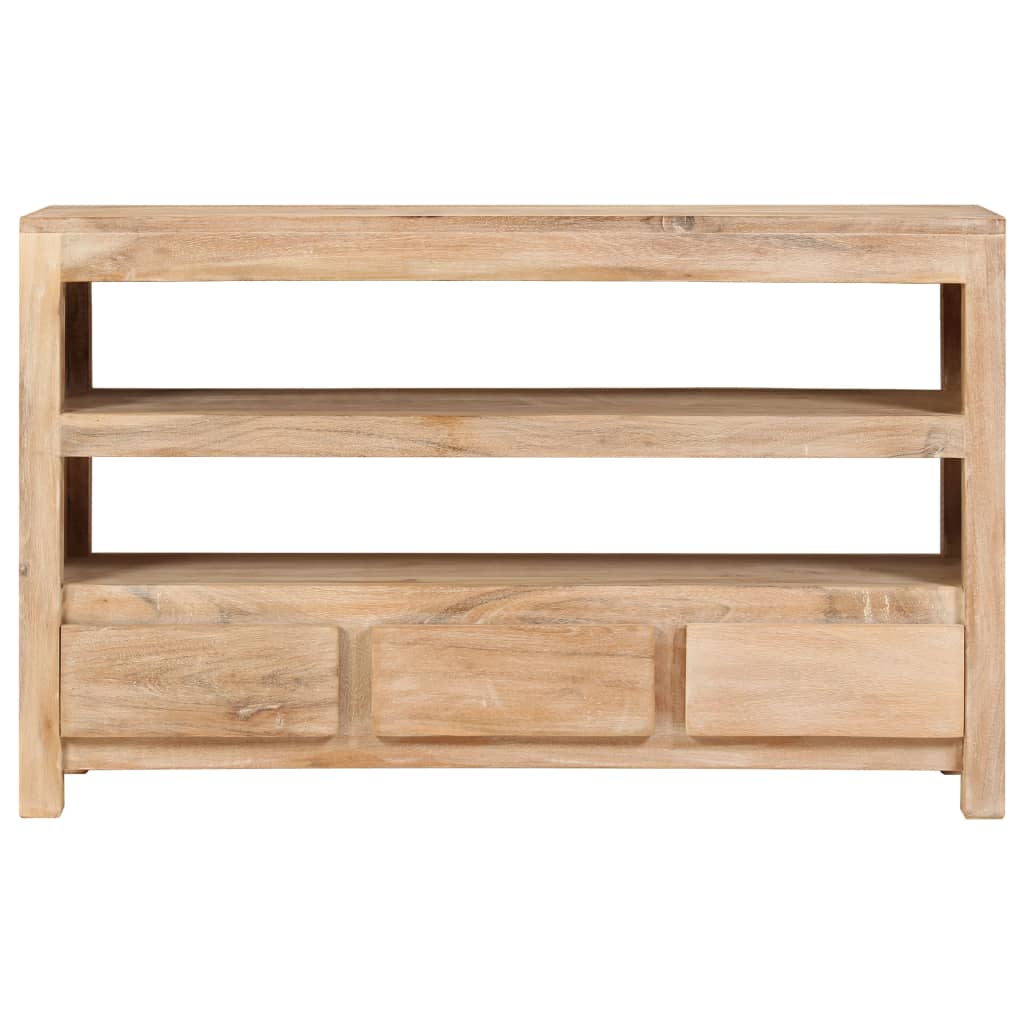 vidaXL TV Cabinet 90x30x55 cm Solid Acacia Wood Light Brown