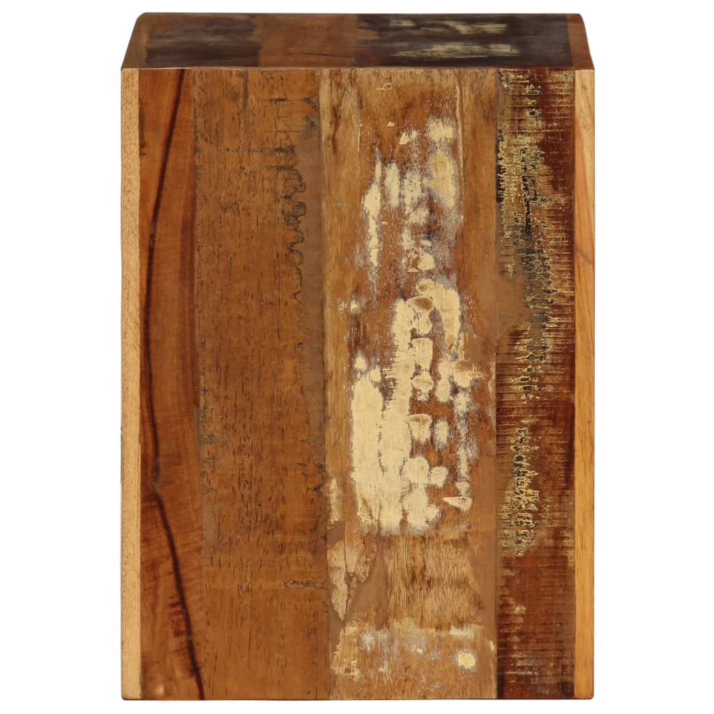 vidaXL Kruk 40x30x40 cm massief gerecycled hout