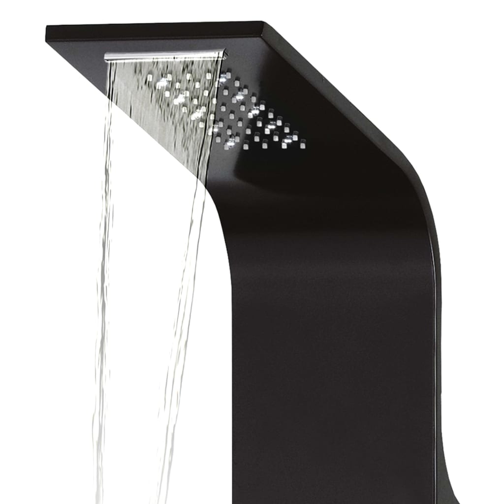 vidaXL Shower Panel 20x44x130 cm Aluminum White