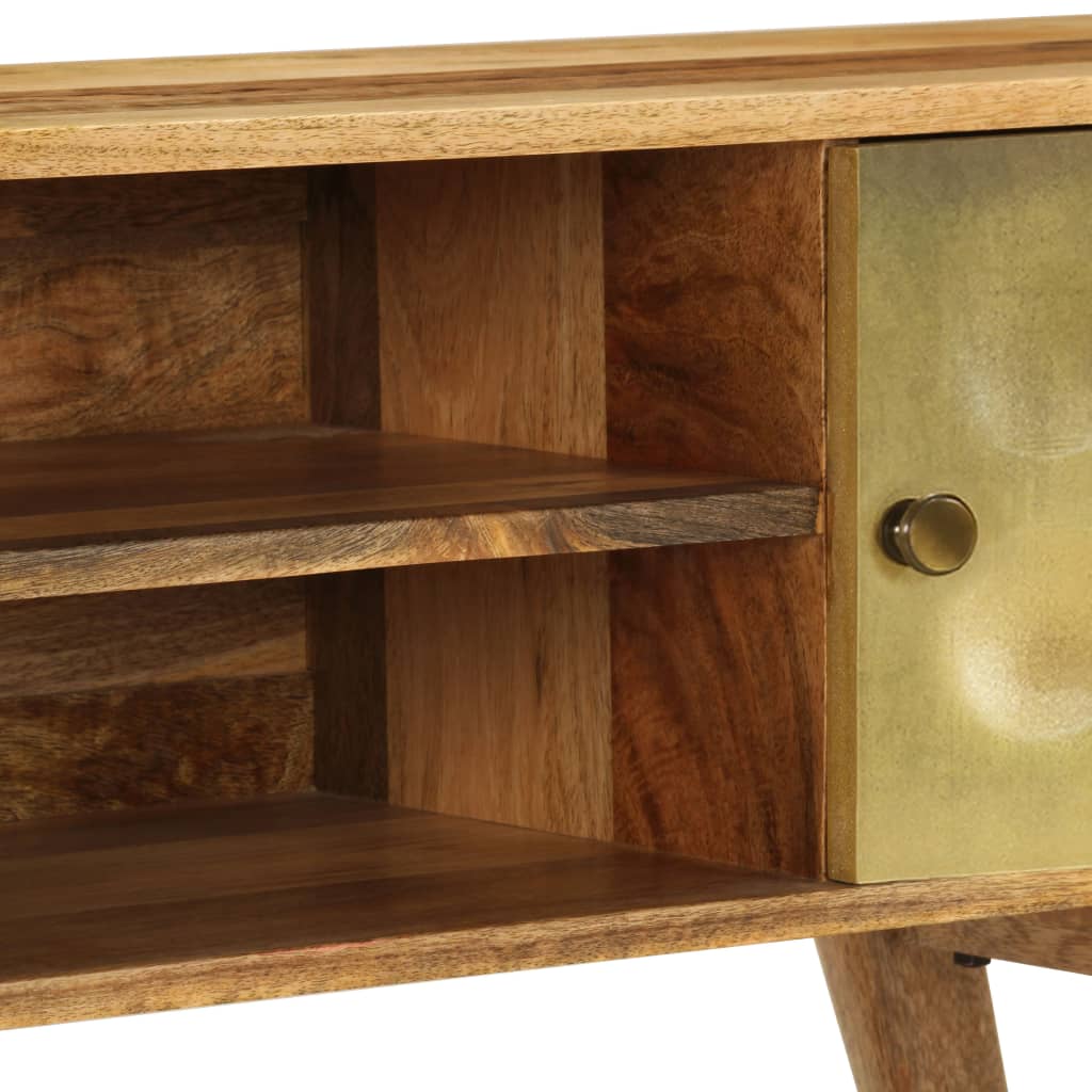 vidaXL TV Cabinet 120x30x45 cm Solid Mango Wood