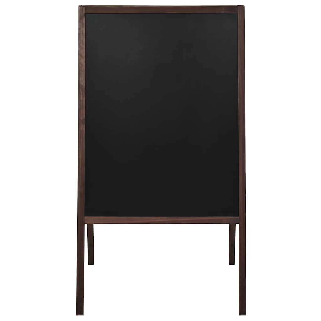 vidaXL Chalkboard double-sided freestanding 60x80 cm cedarwood