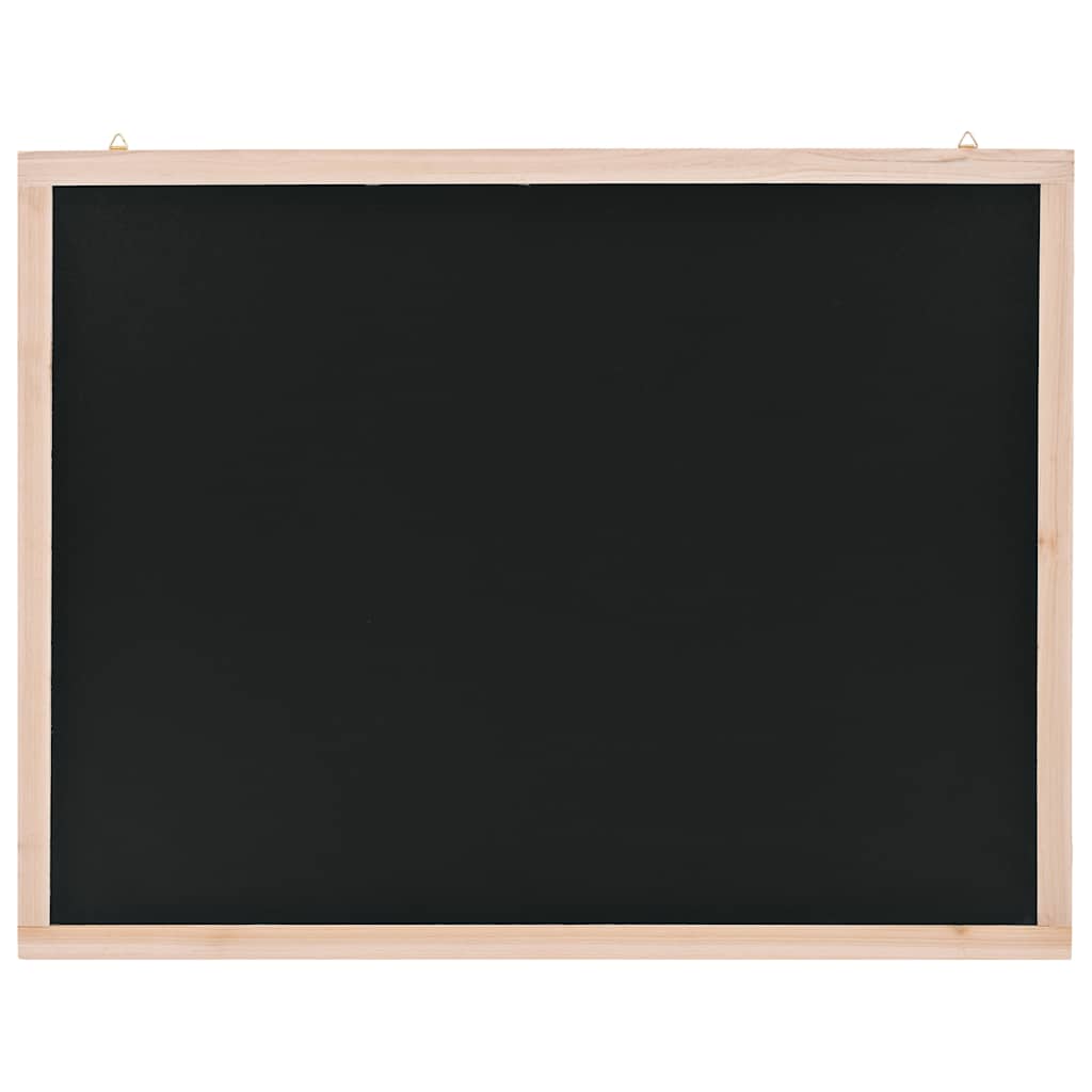 vidaXL Wall-Mounted Chalkboard 60x80 cm Cedarwood