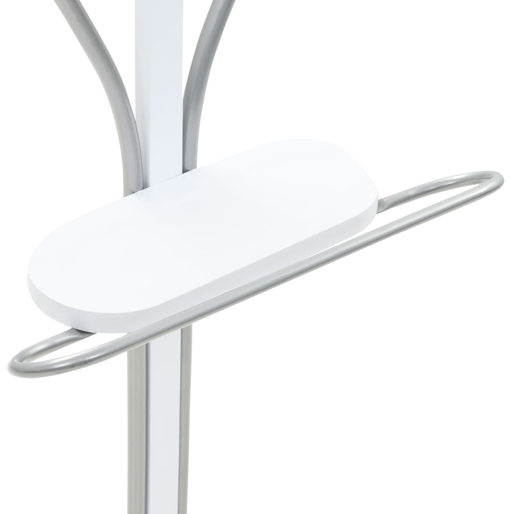 vidaXL Valet Stand 45x35x107 cm white