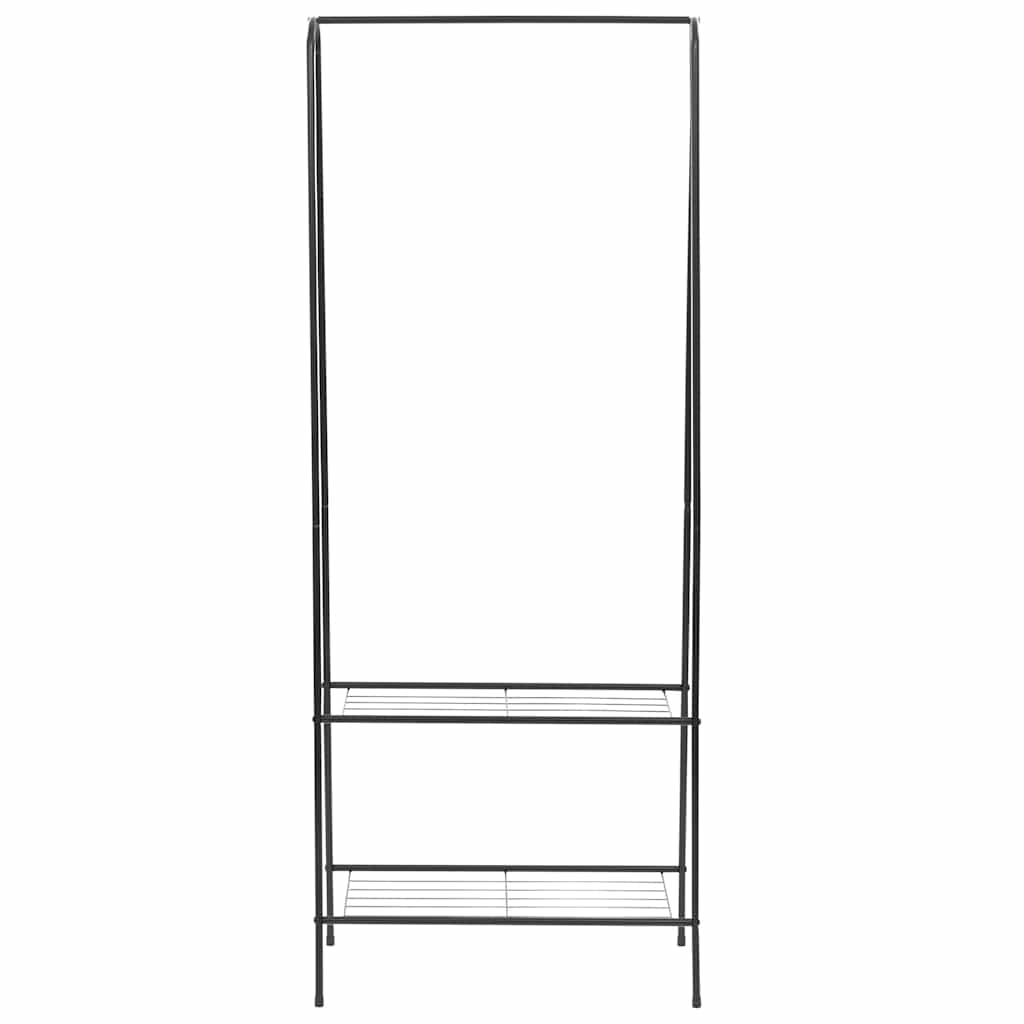 vidaXL Garment Rack 59x35x150 cm black