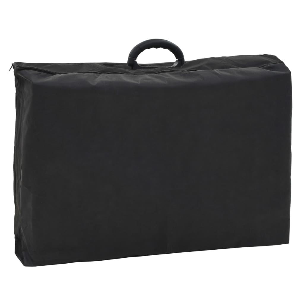 vidaXL Behandelingsstoel voor gezicht 185x78x76 cm kunstleer wit