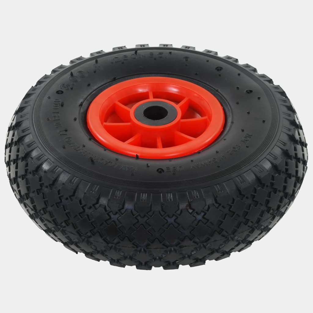 vidaXL Sack Truck Wheels 2 pcs 3.00-4 (245x82) Rubber