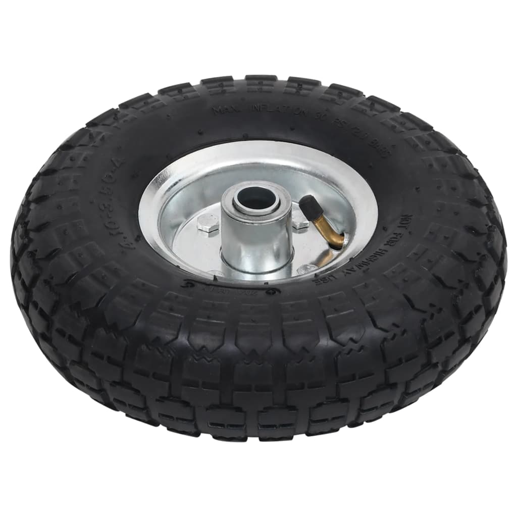 vidaXL Sack Truck Wheels 4.10/3.50-4 (260x83) Rubber 2 pcs