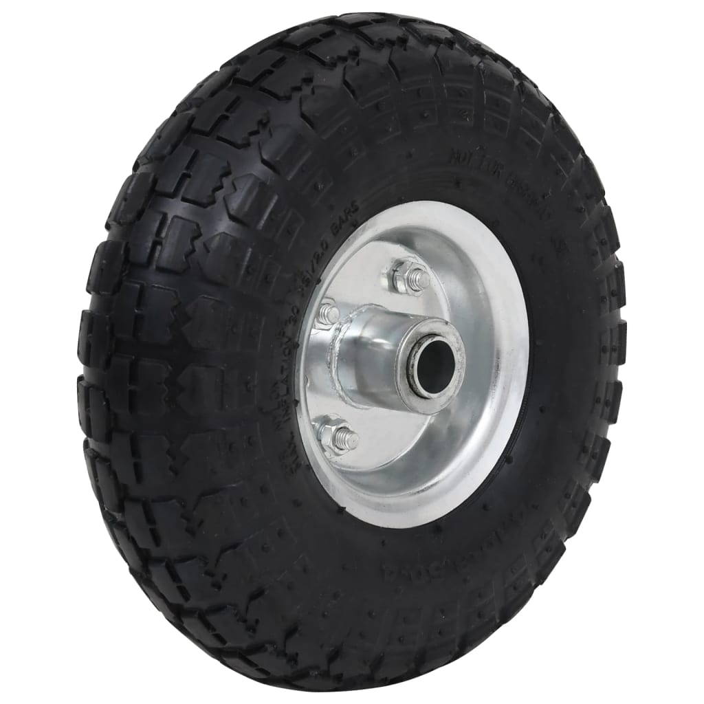vidaXL Sack Truck Wheels 4.10/3.50-4 (260x83) Rubber 2 pcs