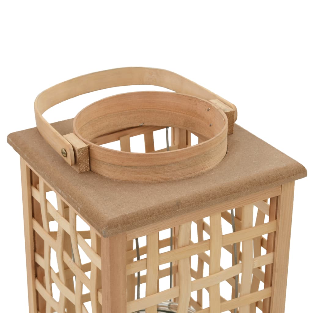 vidaXL Lantern Holder Hanging Bamboo Natural