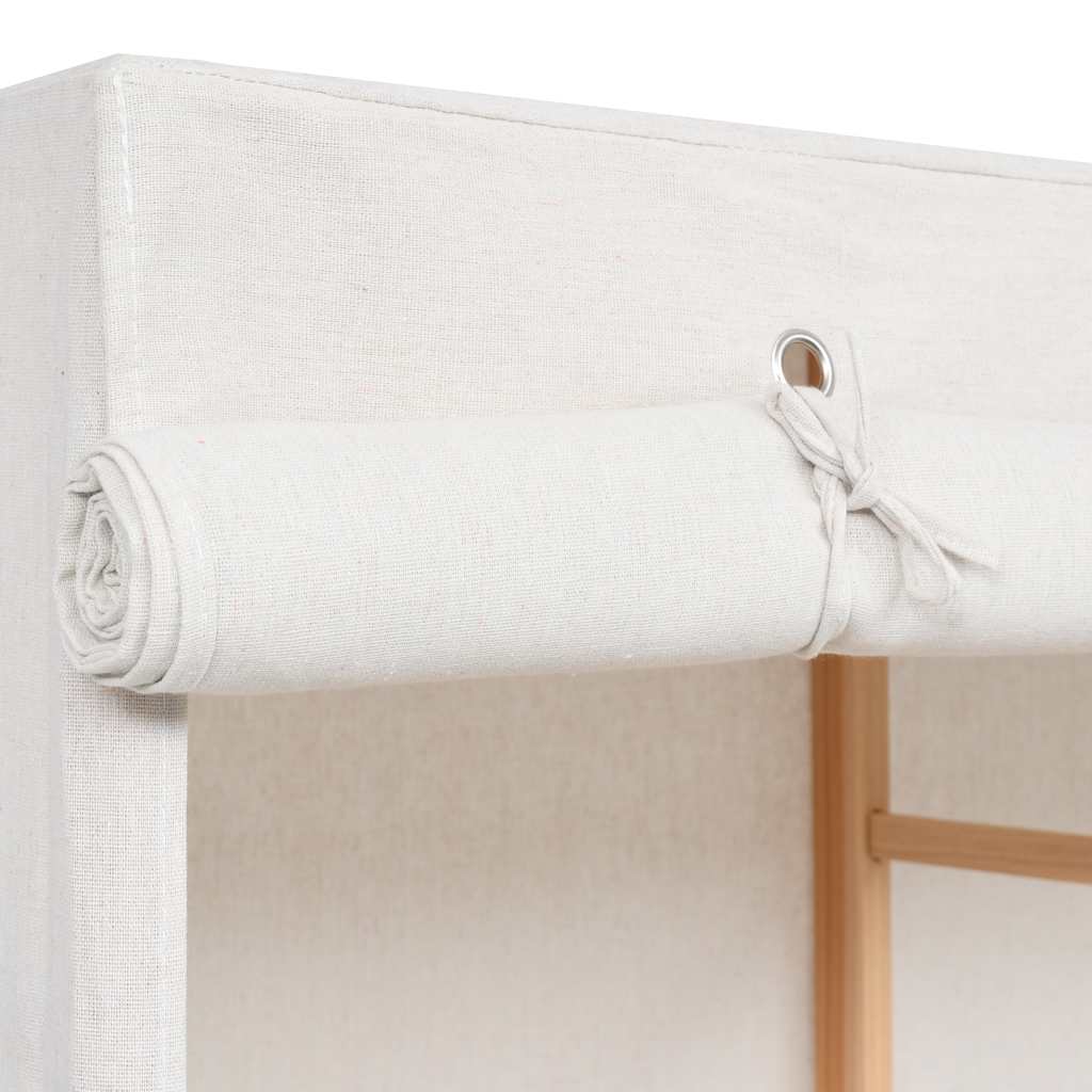 vidaXL 3-Tier Wardrobe 110x40x170 cm