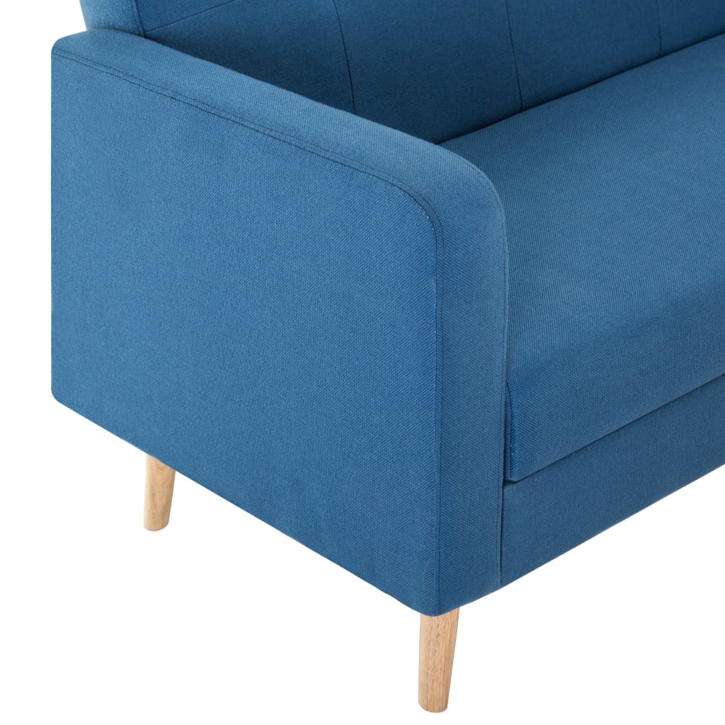 vidaXL Sofa fabric blue