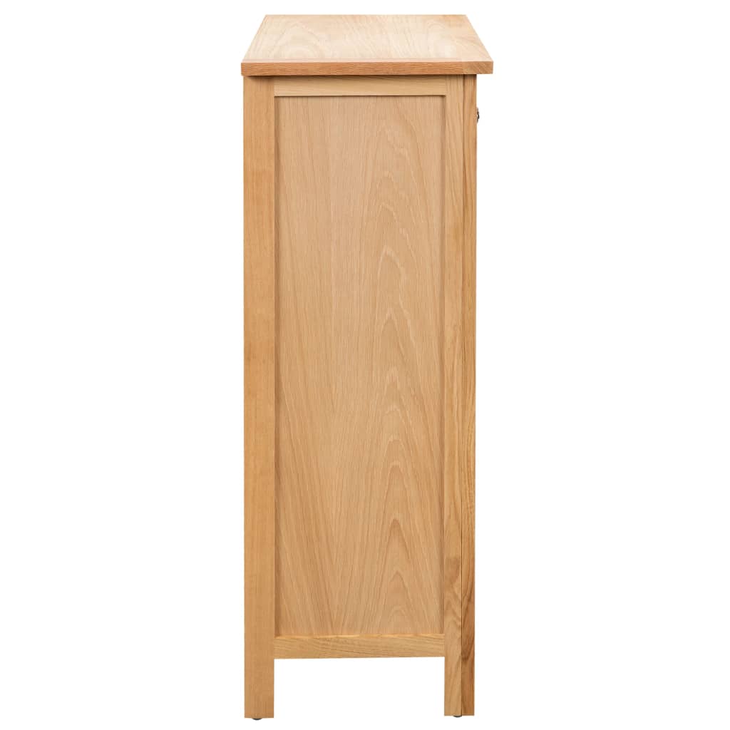 vidaXL Armoire à vin 72x32x90 cm massif eikenhout
