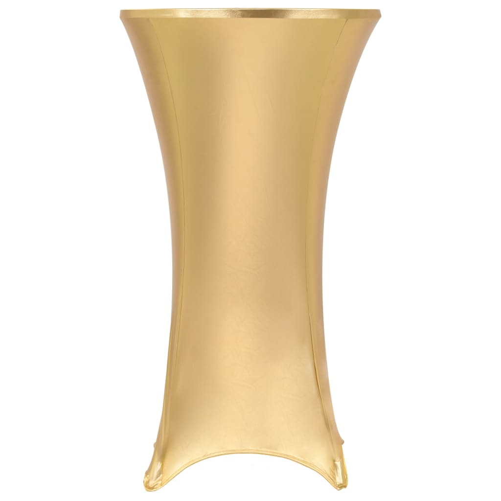 vidaXL 2 pcs. Tablecloths stretch 60 cm gold