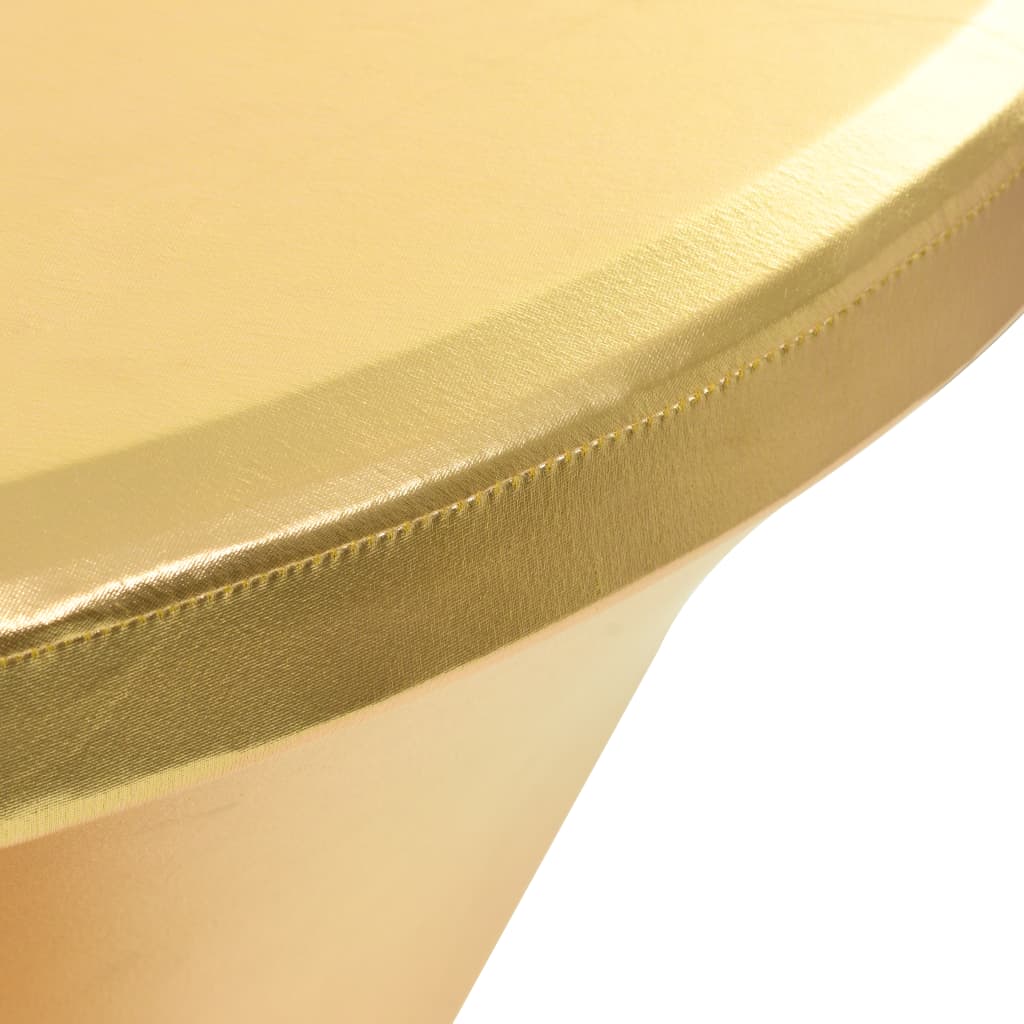 vidaXL 2 pcs. Tablecloths stretch 60 cm gold