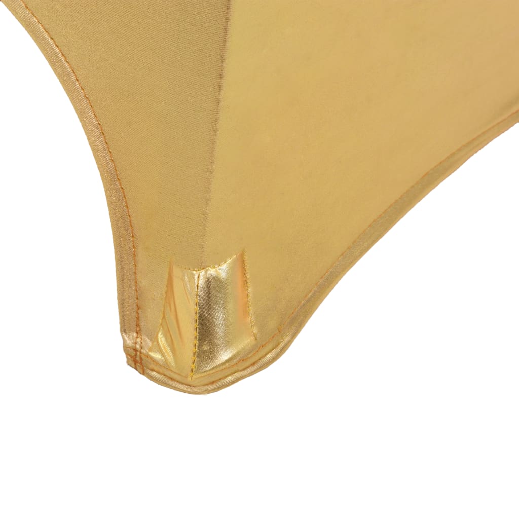 vidaXL 2 pcs. Tablecloths stretch 60 cm gold