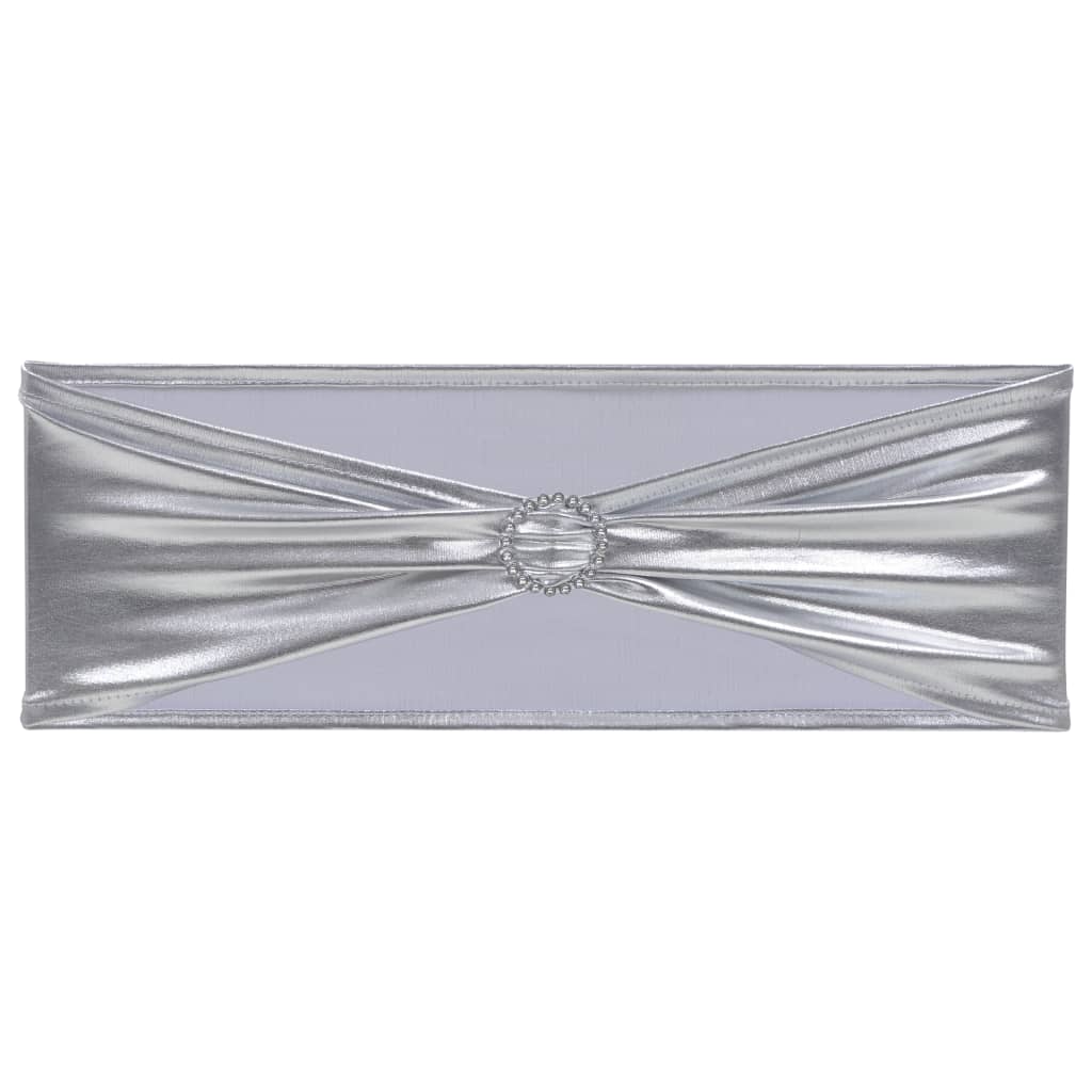 vidaXL 25 pcs Chair Sash with Diamond Stretch Gold