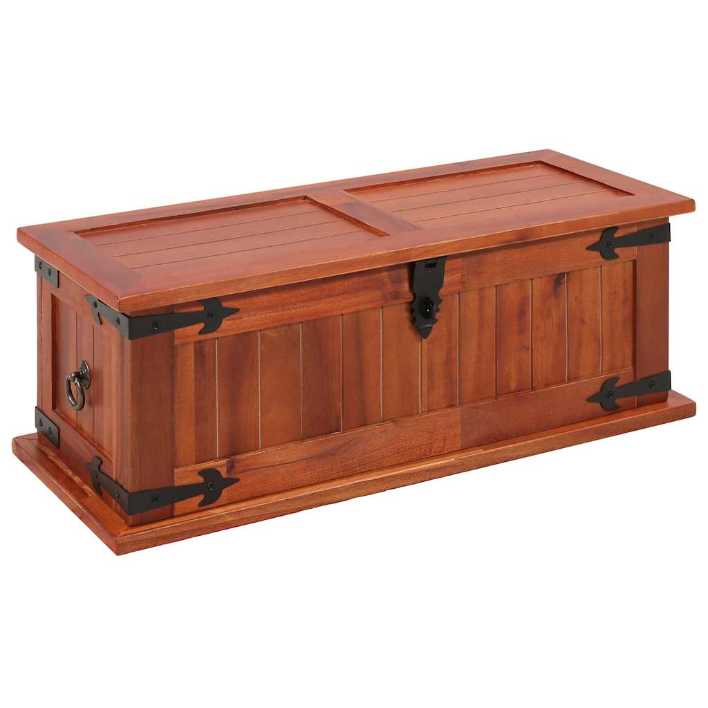 vidaXL Storage Box 60x25x22 cm Solid Acacia Wood