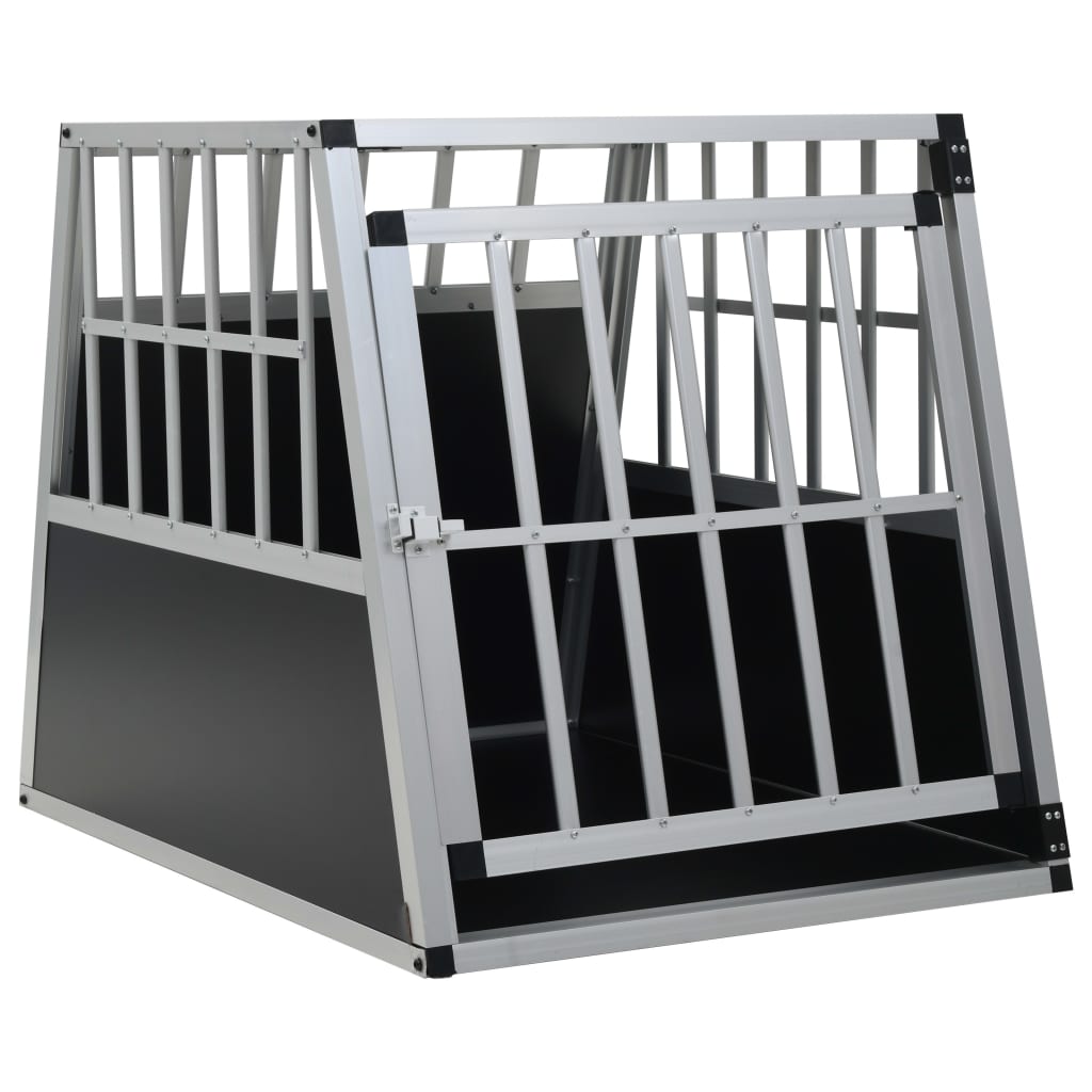 vidaXL Single Door Dog Crate 65x91x69.5 cm