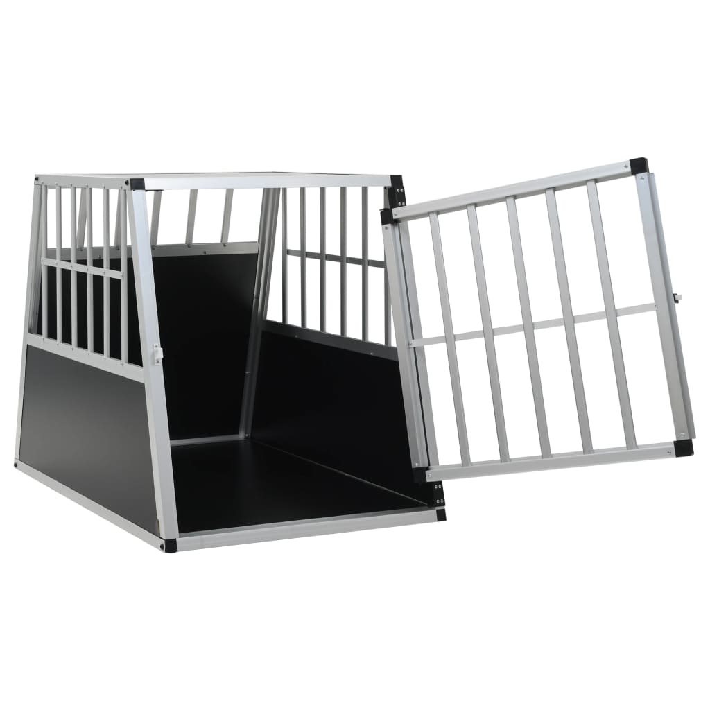 vidaXL Single Door Dog Crate 65x91x69.5 cm