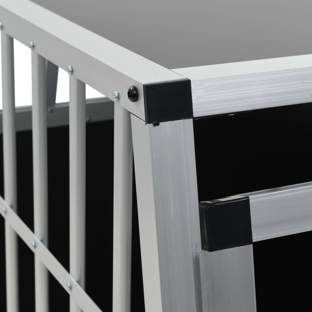 vidaXL Single Door Dog Crate 65x91x69.5 cm