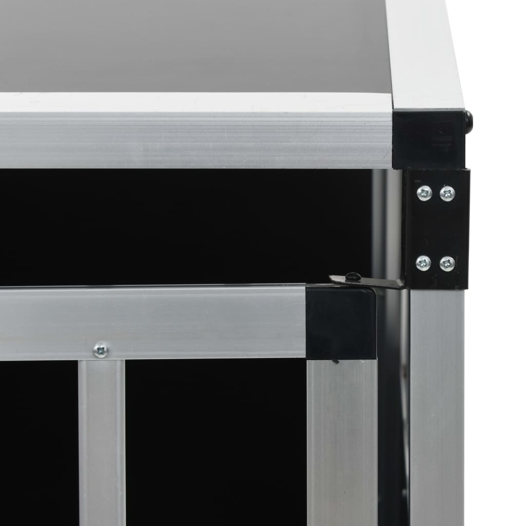 vidaXL Single Door Dog Crate 65x91x69.5 cm