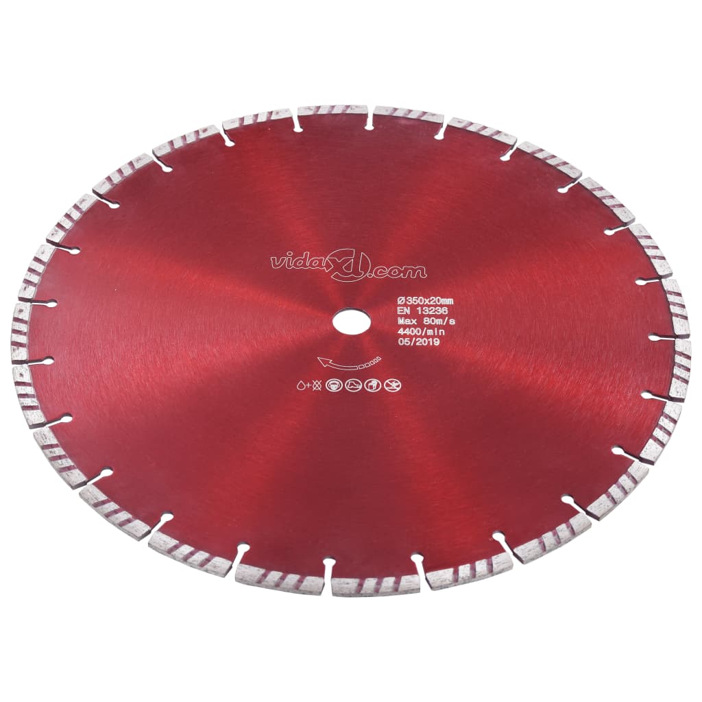 vidaXL Turbo Diamond Saw Blade 300 mm Steel
