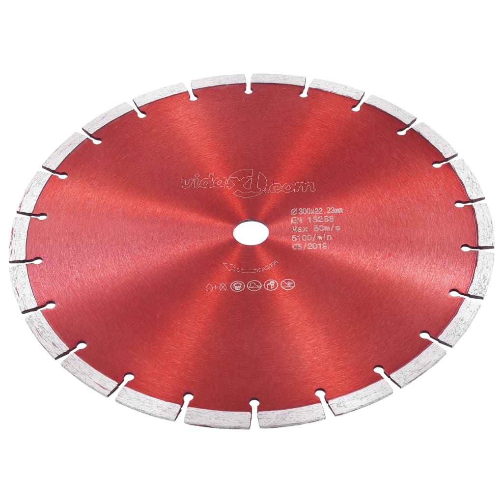 vidaXL Diamond Saw Blade 300 mm Steel