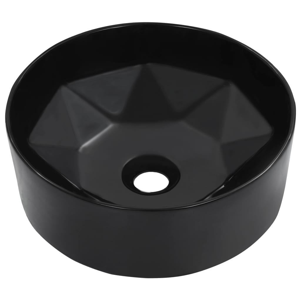vidaXL Wash Basin 36x14 cm ceramic white