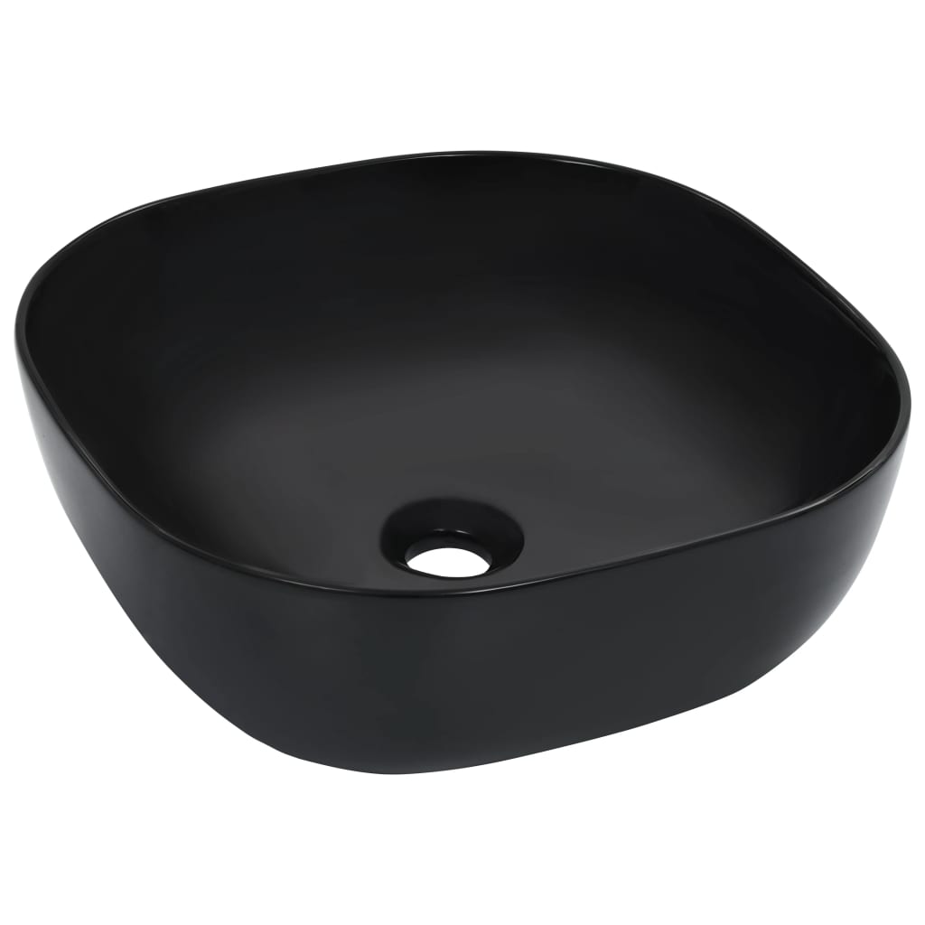 vidaXL Wash Basin 42.5x42.5x14.5 cm Ceramic White