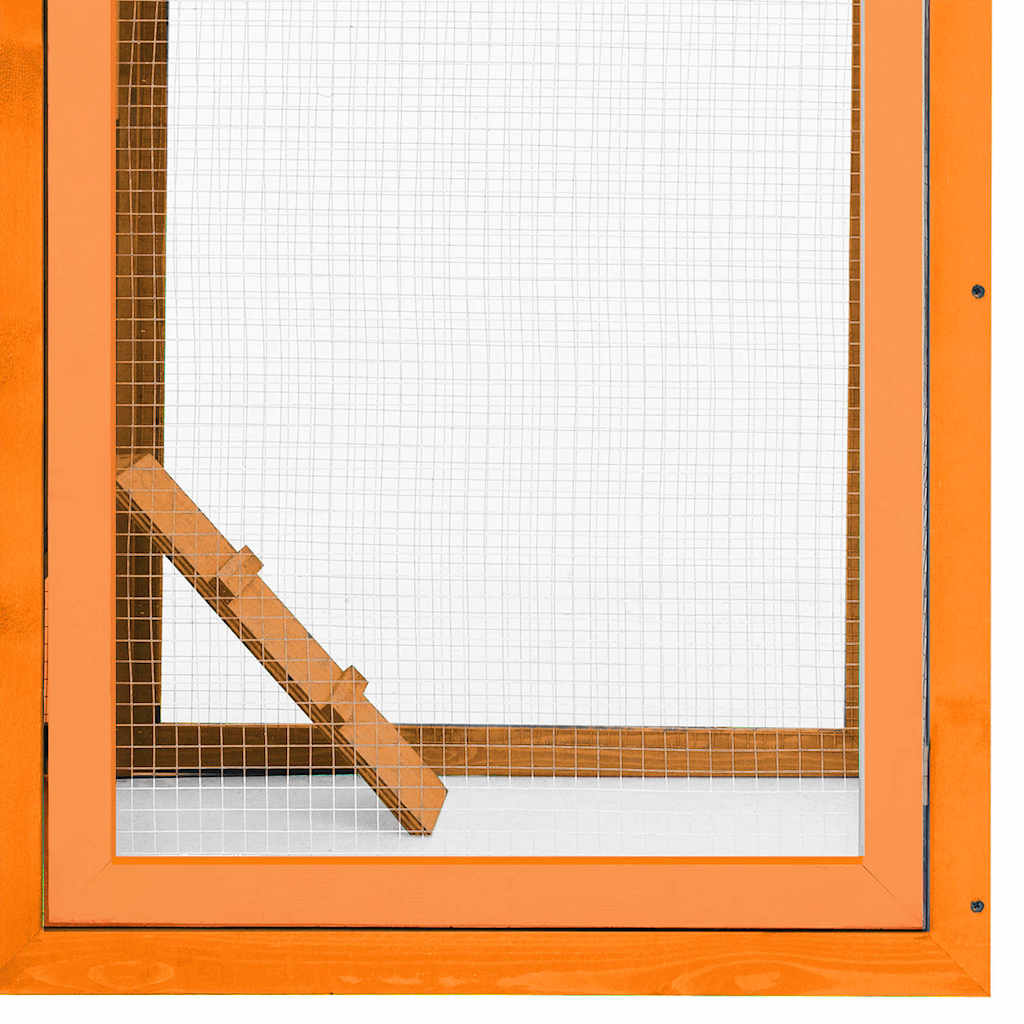 vidaXL Chicken Coop 170x81x110 cm Solid Pine and Fir Wood