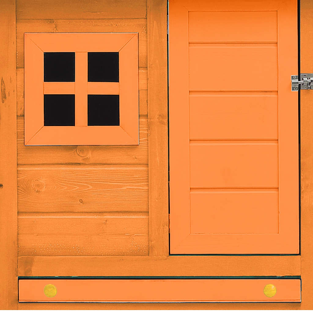 vidaXL Chicken Coop 170x81x110 cm Solid Pine and Fir Wood