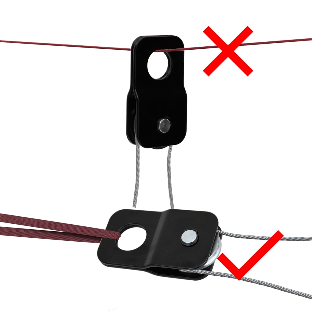 vidaXL Pulley Lock 4 ton Steel