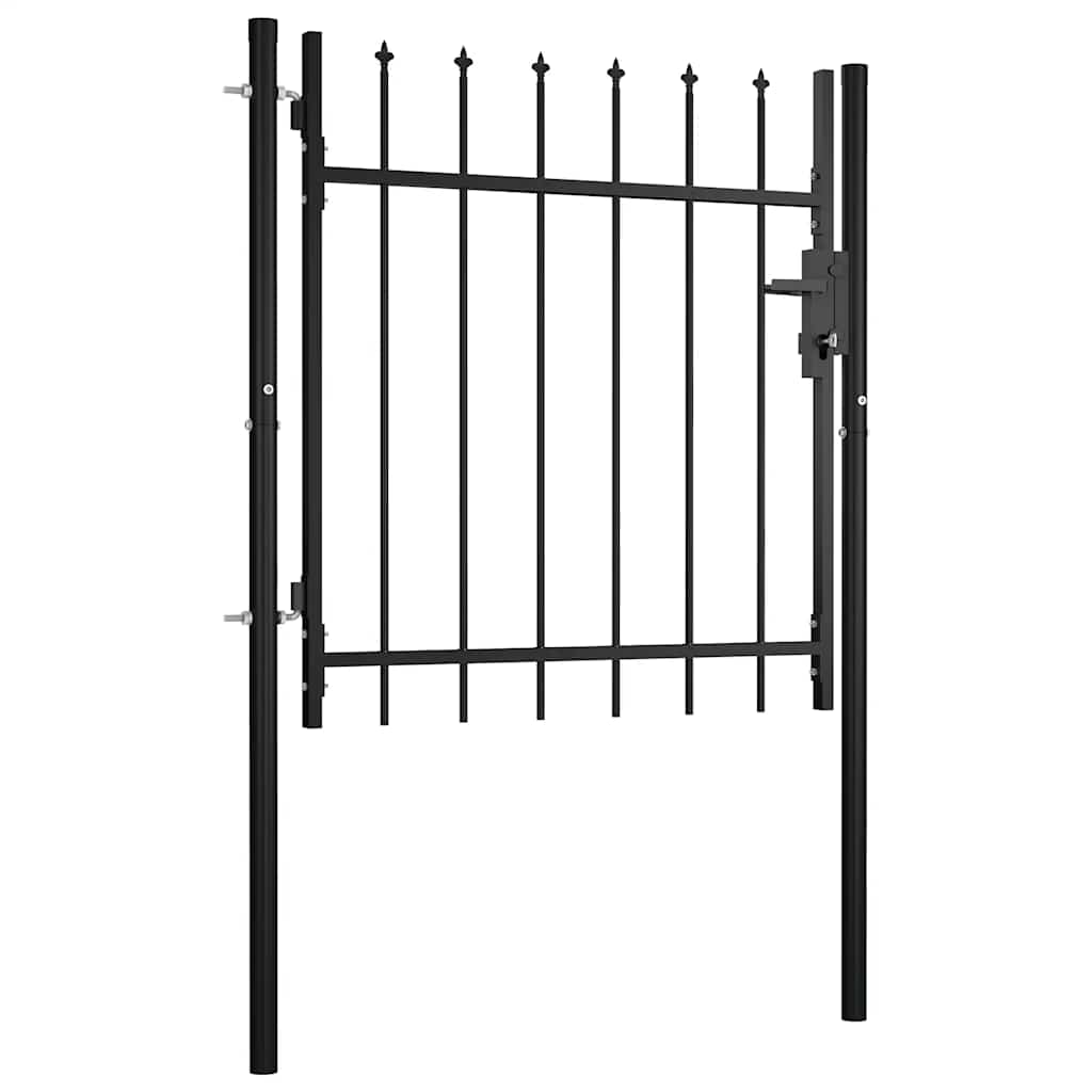 vidaXL Spear Top Garden Gate 100x75 cm