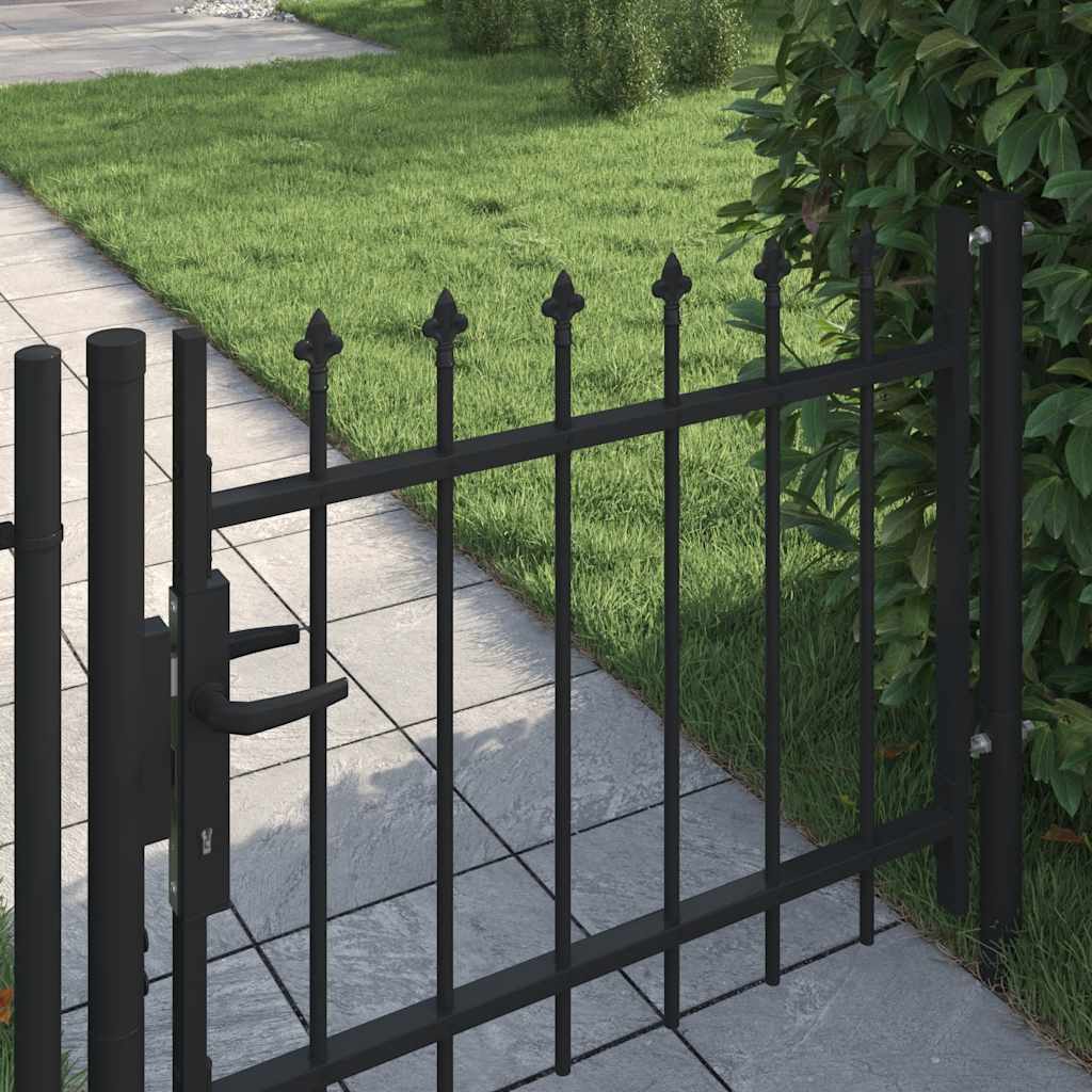 vidaXL Spear Top Garden Gate 100x75 cm