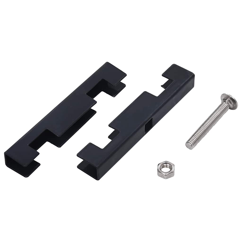 vidaXL U-joint connector 10 sets anthracite