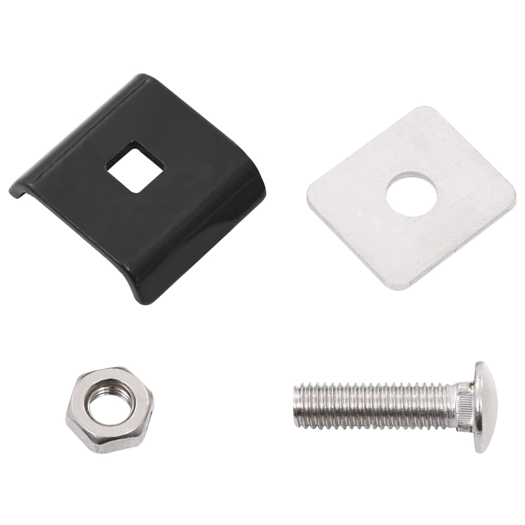 vidaXL Grid Mat Connection 25 sets anthracite