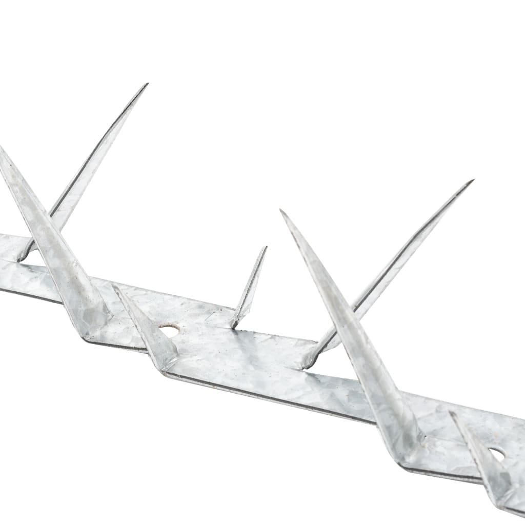 vidaXL Wall Spikes 2 pcs 1 m Steel