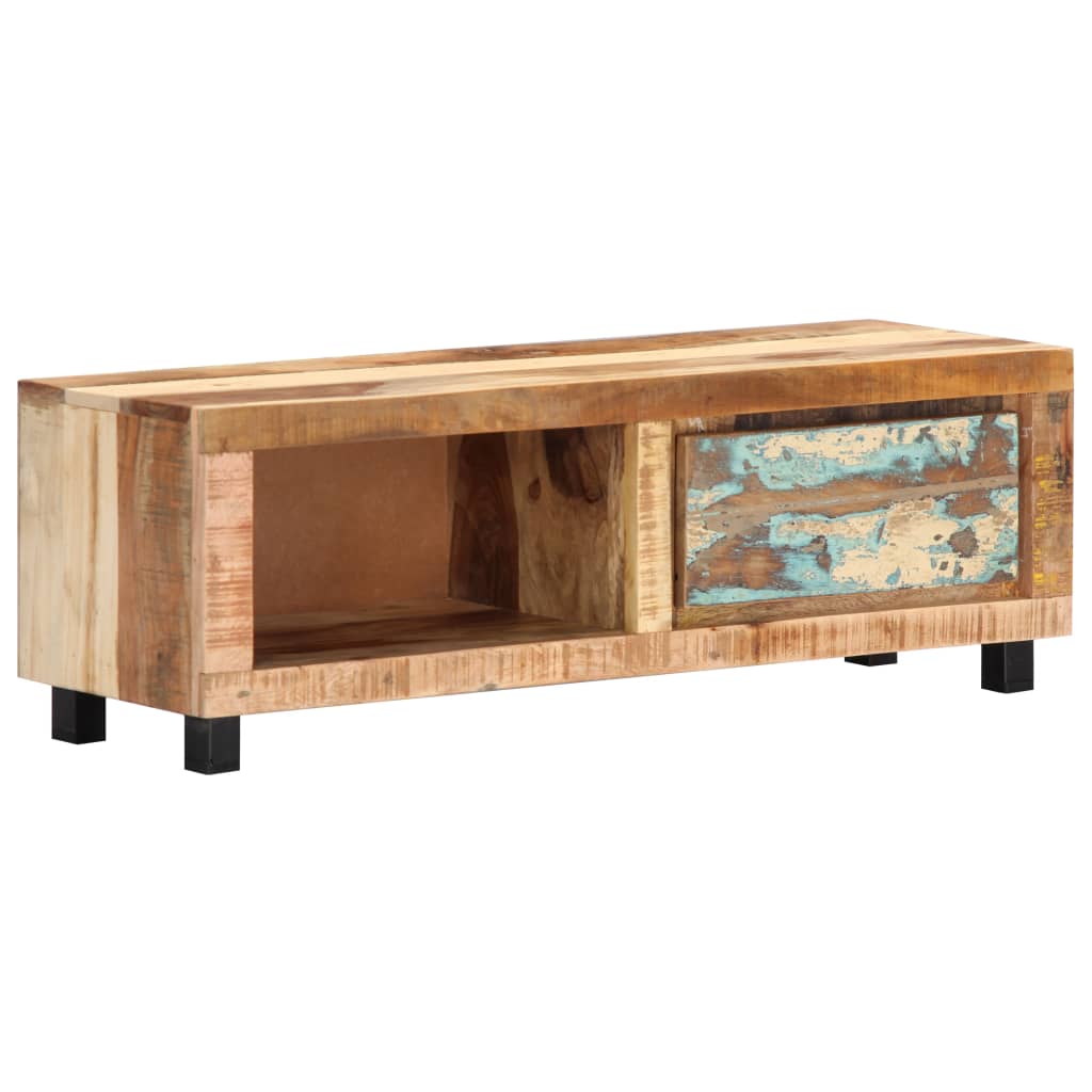 vidaXL TV cabinet 100x30x33 cm solid reclaimed wood