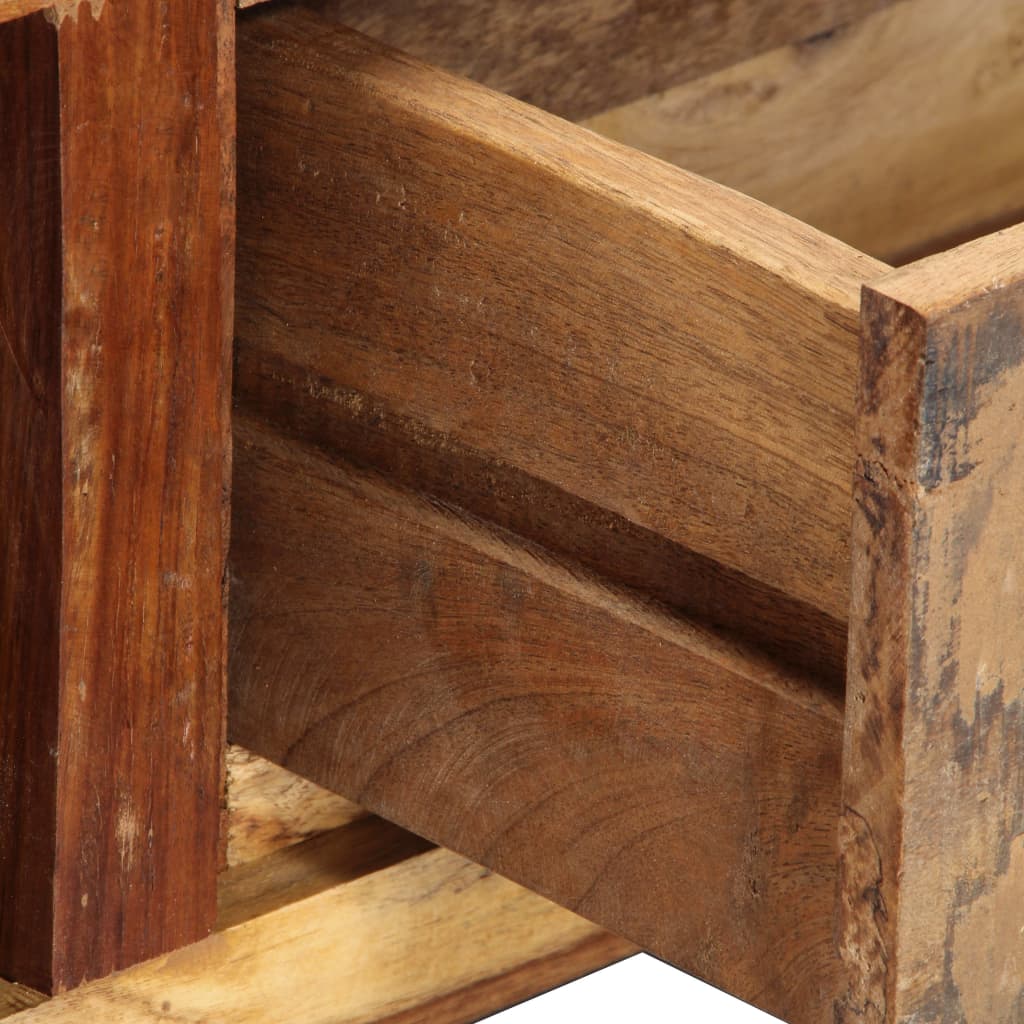 vidaXL TV cabinet 100x30x33 cm solid reclaimed wood