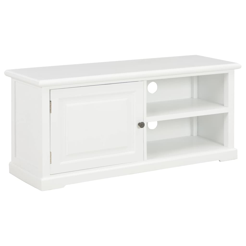 vidaXL TV cabinet 90x30x40 cm wood white