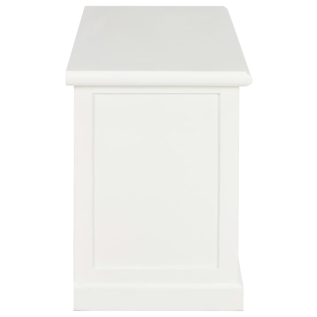 vidaXL TV cabinet 90x30x40 cm wood white