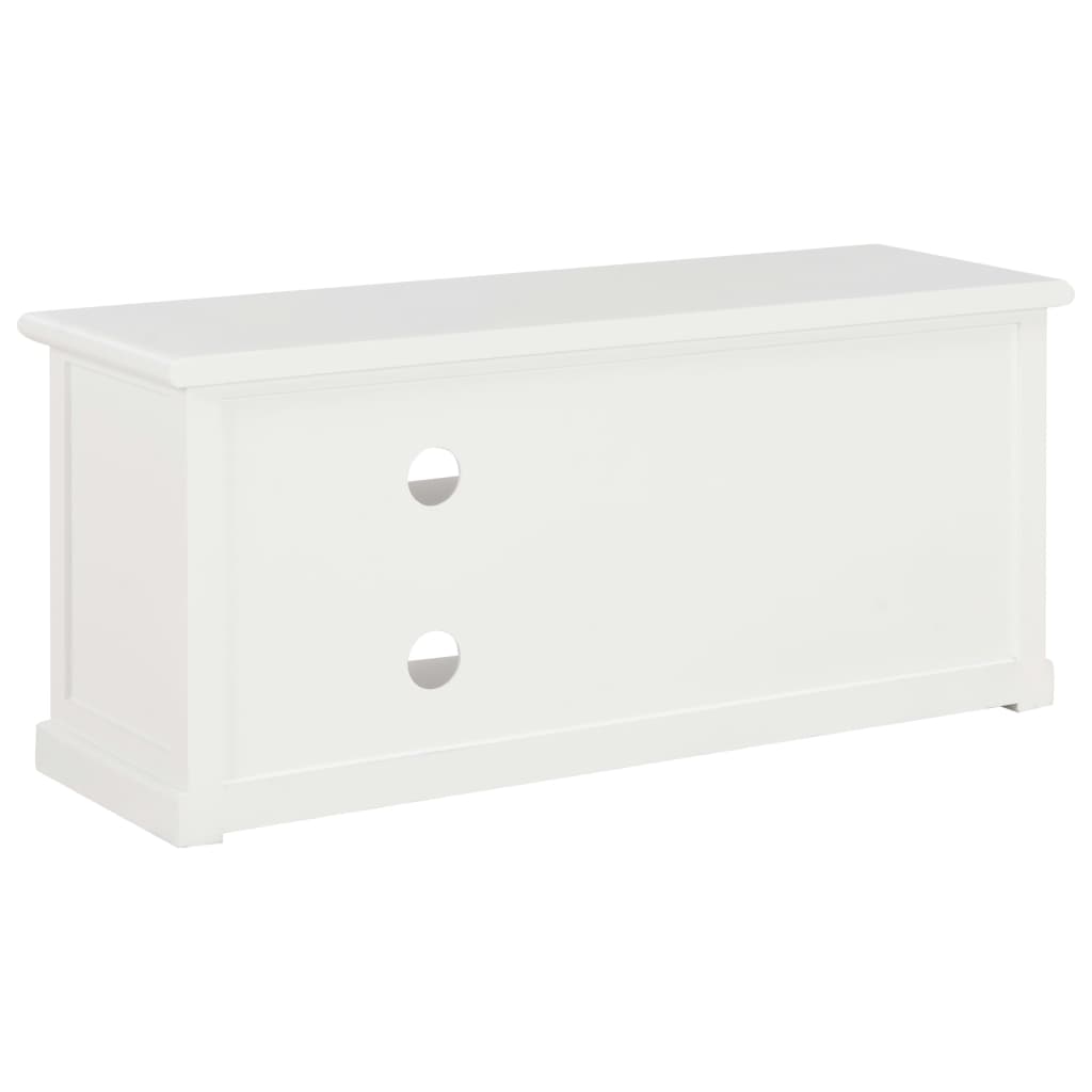 vidaXL TV cabinet 90x30x40 cm wood white