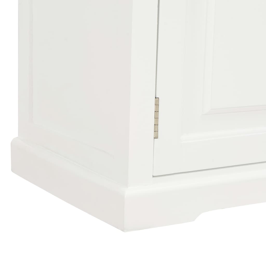vidaXL TV cabinet 90x30x40 cm wood white