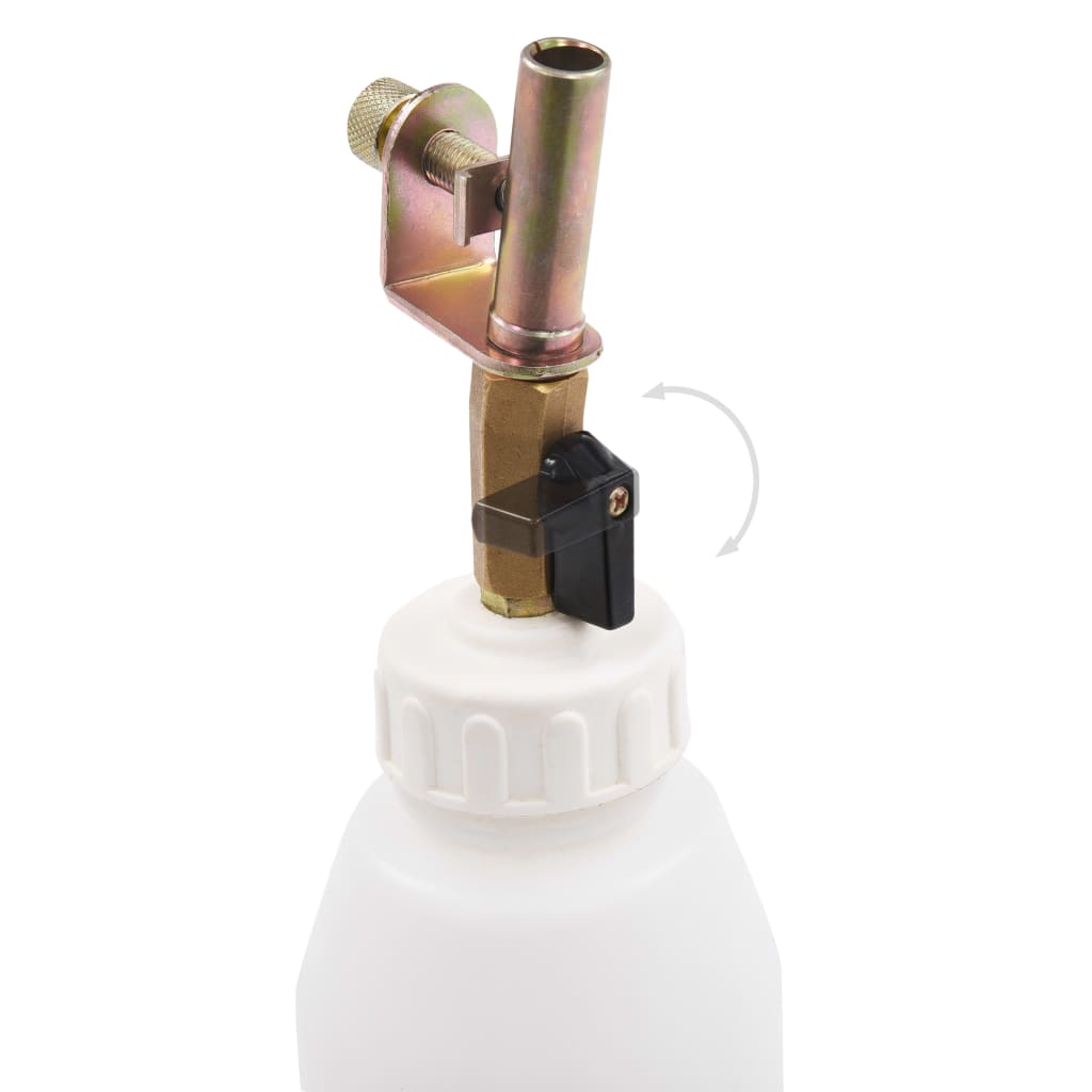 vidaXL Pneumatic Brake Bleeding Pump with 2 L Refill Bottle